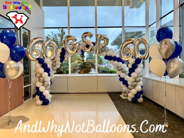 And Why Not Balloons Balloon Columns Bouquets Balloon Arch GSP Greenville SC