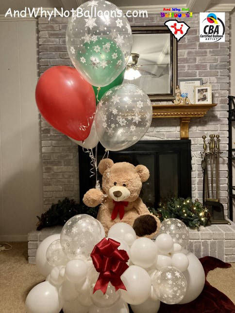 and why not balloons mauldin sc greer sc upstate sc balloon organic teddy bear bouquet
