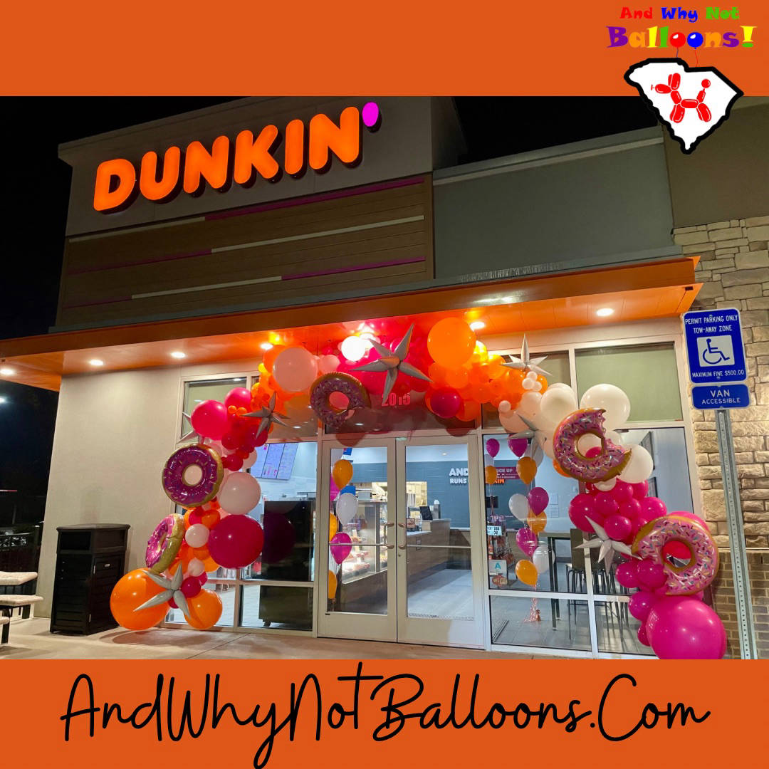 And Why Not Balloons Organic Arch Anderson SC Greenville SC