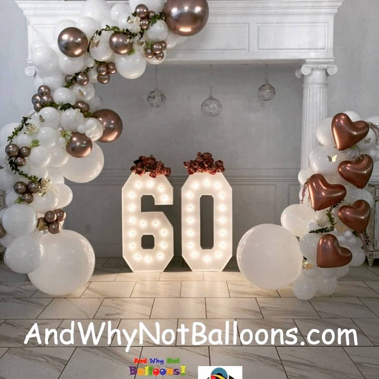and why not balloons travelers rest sc upstate sc balloon organic decor lit numbers