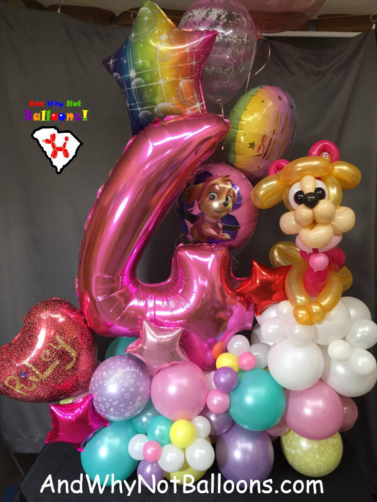 anderson sc balloon decor and why not balloons custom birthday bouquet