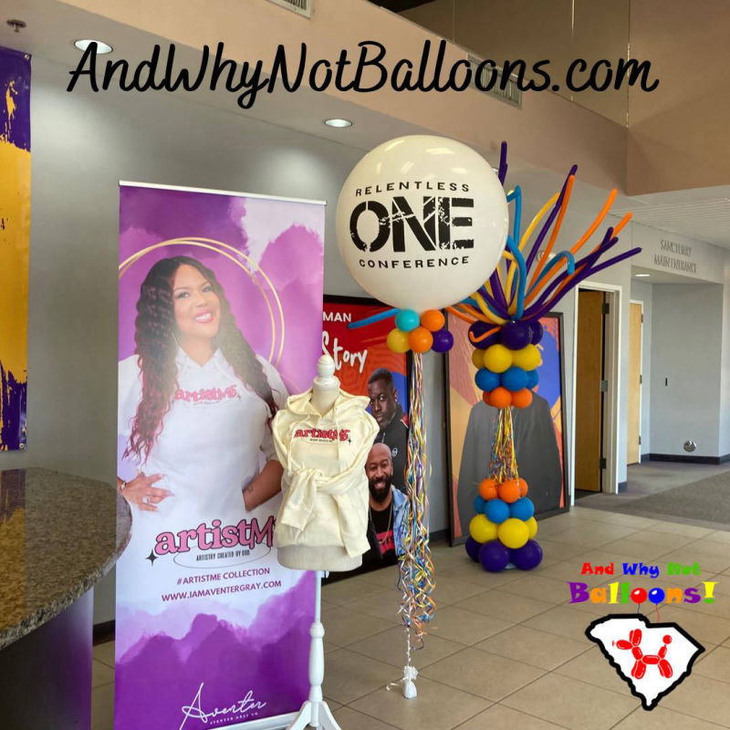 andwhynotballoons printed Balloons andwhynotballoons Greenville SC.
