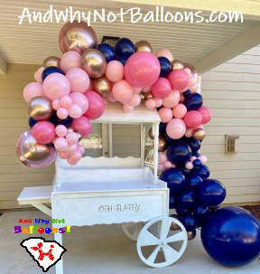 duncan sc balloon decor and why not balloons custom baby shower organic