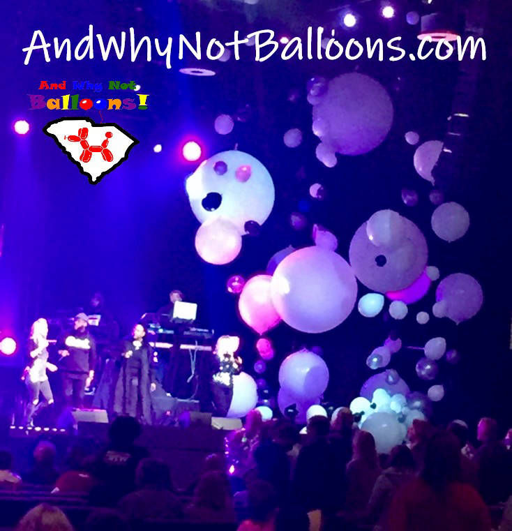 greenville sc balloon decor new years giant cloud buster balloons and why not balloons