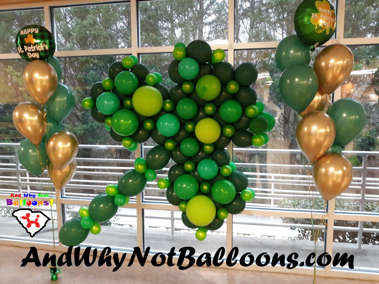 Greenville SC custom balloon wall decor