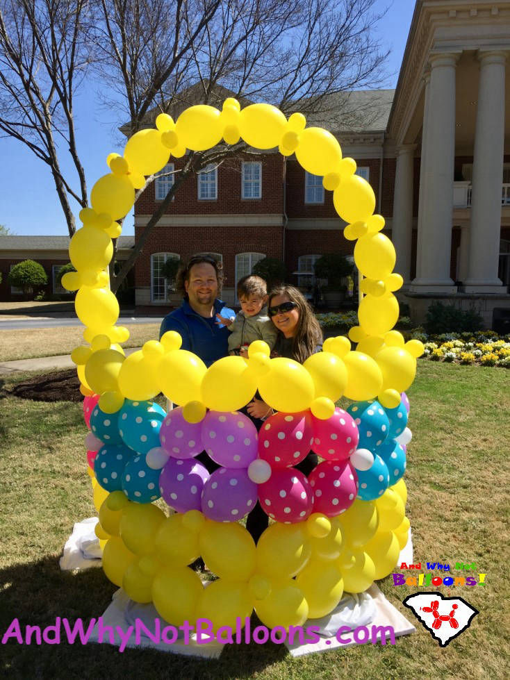greenville sc spartanburg sc anderson sc upstate sc south carolina balloon decor and why not balloons Easter Basket 2021
