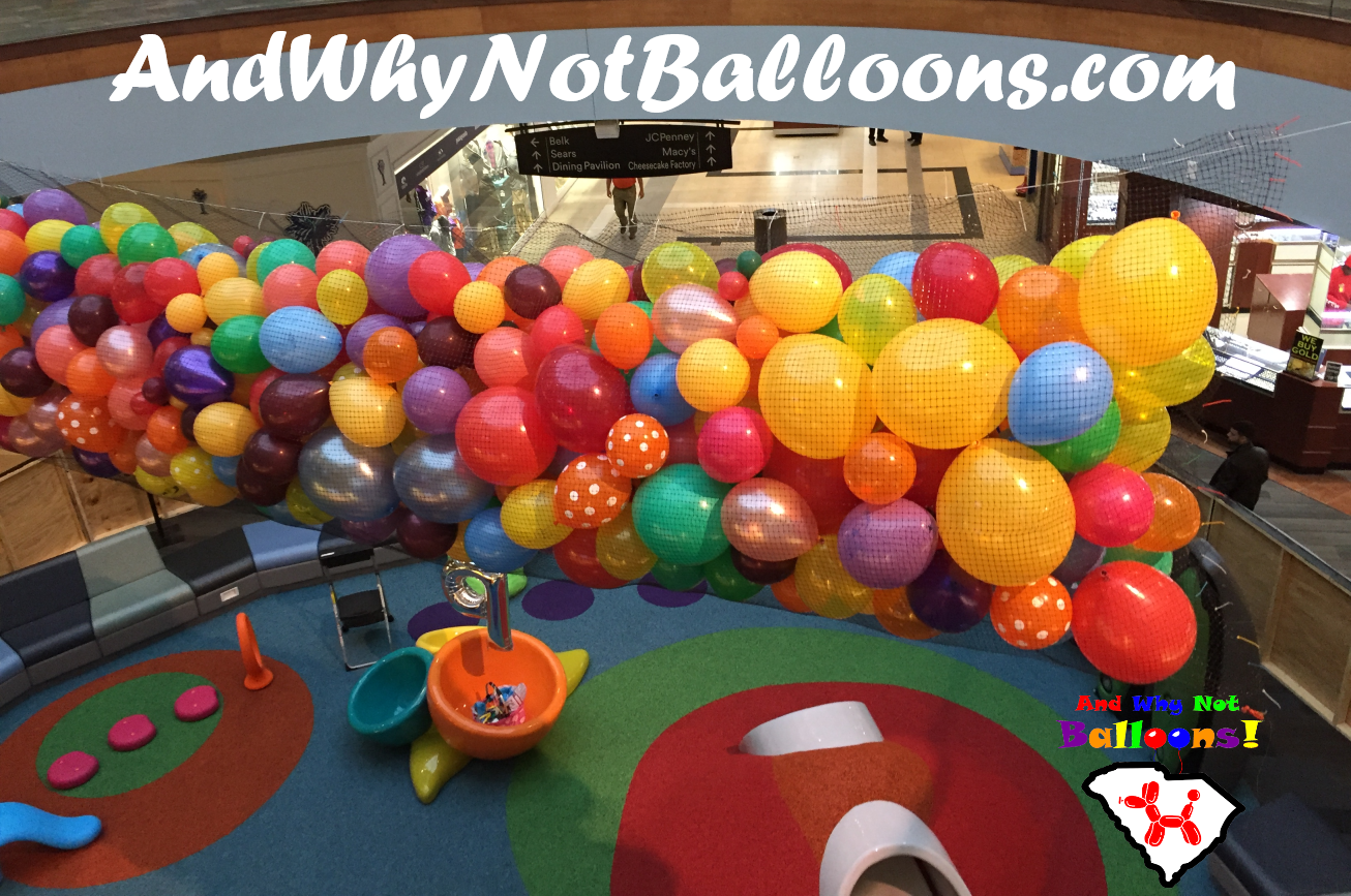 Greenville SC Balloon drop party