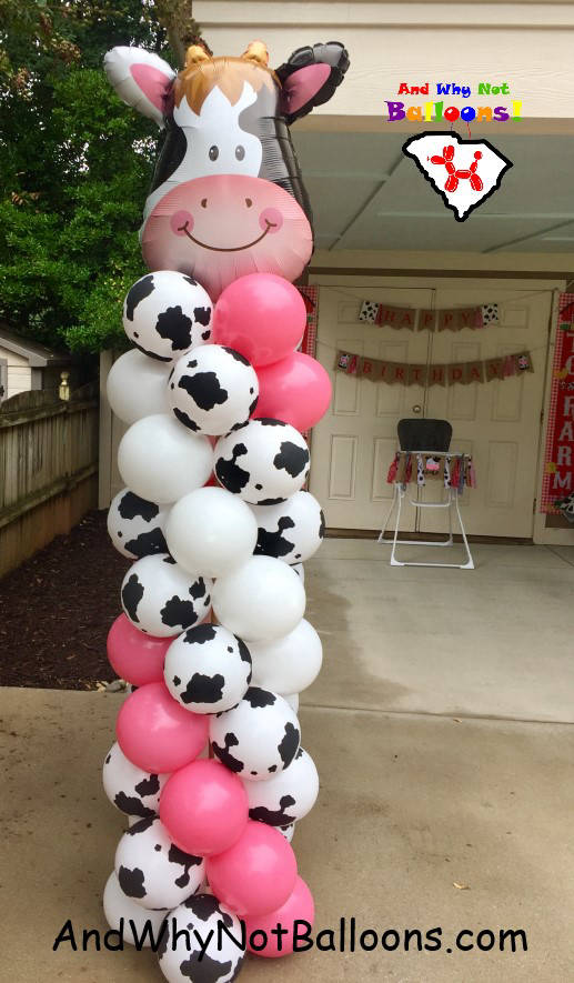 greer sc balloon decor and why not balloons custom birthday characters column
