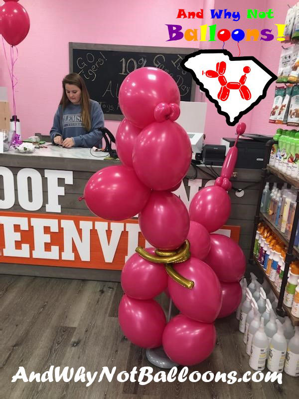 Greenville SC Custom balloon dog character grand opening event decor