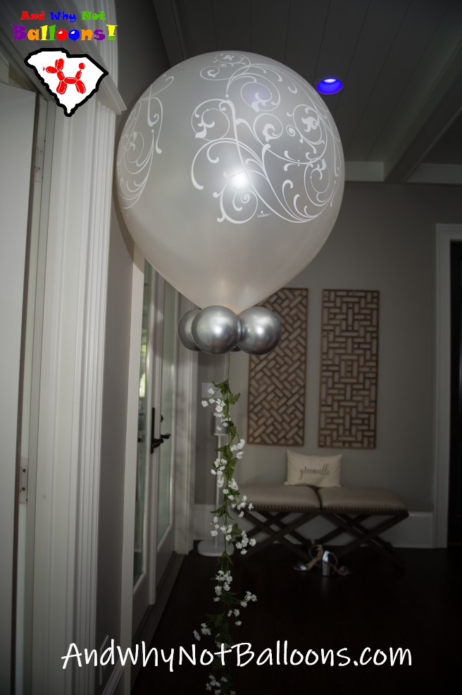 Travelers Rest SC Wedding themed balloon bouquets