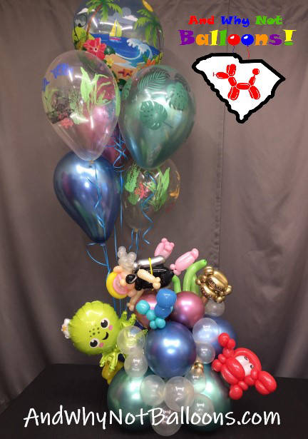 taylors sc balloon decor and why not balloons custom get well soon bouquet